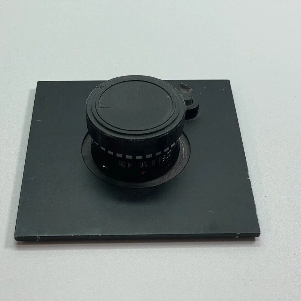 Lens Board‎ Plate w/ Beslar No. 15107 f =75mm 1:3.5 Lens